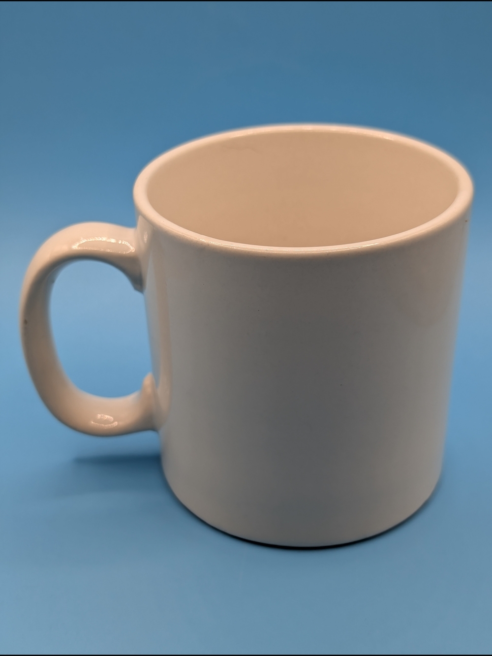 Vintage White Cat Print Ceramic Mug - Picture 3 of 8